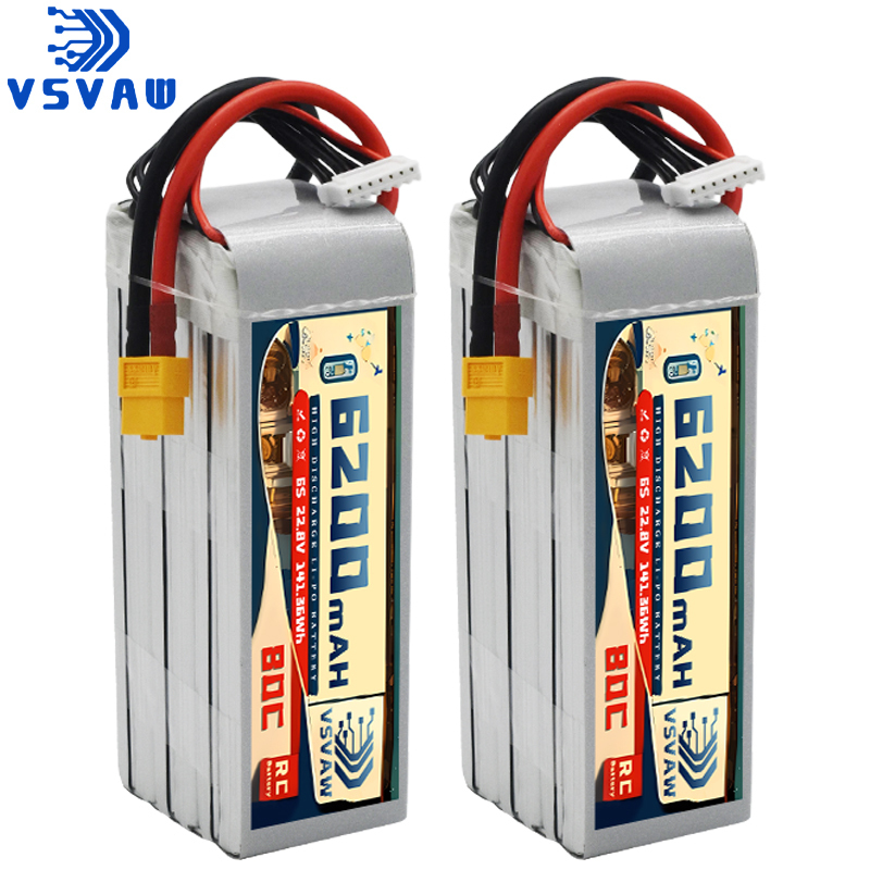 Upgraded VSVAW 6S 22.8V 80C/16 - 6S Lipo Battery 22.2V 5000Mah ulasan dan harga